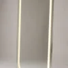 Asymmetric D-Frame Standing LED Mirror