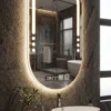 Nova Clock LED Mirror