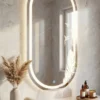 Ethereal Feather Anti-Fog LED Mirror