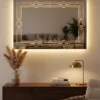 Grand Gatsby Art Deco LED Mirror