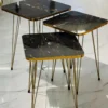 Midnight Marquina Nesting Tables