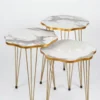 Petal Luxe Scalloped Nesting Tables