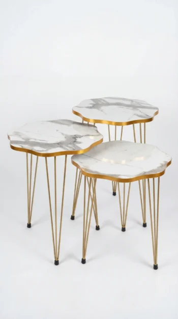 Petal Luxe Scalloped Nesting Tables on Instagram
